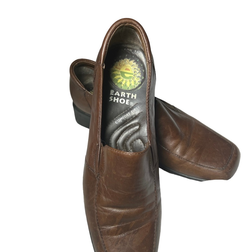 Earth Shoes Gelron 2000 Loafer Hemet size 7 women’s Brown Leather